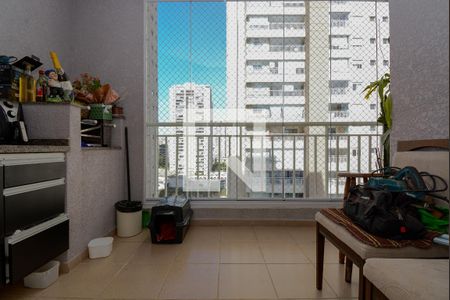 Varanda da Sala de apartamento à venda com 3 quartos, 80m² em Rudge Ramos, São Bernardo do Campo