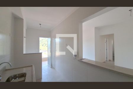 Cozinha de apartamento para alugar com 2 quartos, 65m² em Canto do Forte , Praia Grande