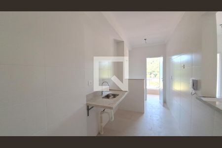 Cozinha de apartamento para alugar com 2 quartos, 65m² em Canto do Forte , Praia Grande