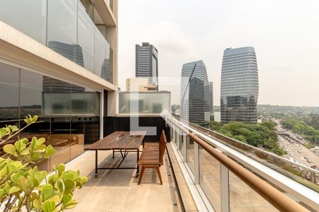 Varanda de apartamento à venda com 1 quarto, 77m² em Vila Olímpia, São Paulo