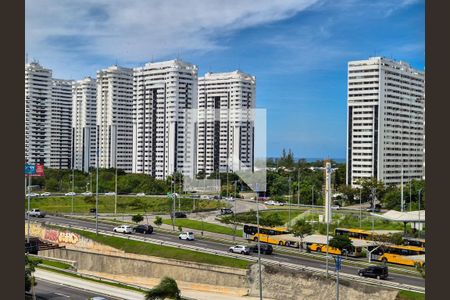 Varanda da sala - Vista  de apartamento à venda com 2 quartos, 70m² em Recreio dos Bandeirantes, Rio de Janeiro