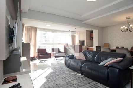 Sala de Estar de apartamento à venda com 3 quartos, 128m² em Jardim do Salso, Porto Alegre
