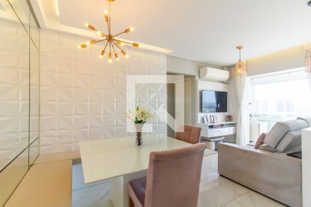 Sala de Jantar de apartamento à venda com 2 quartos, 49m² em Barra Funda, São Paulo