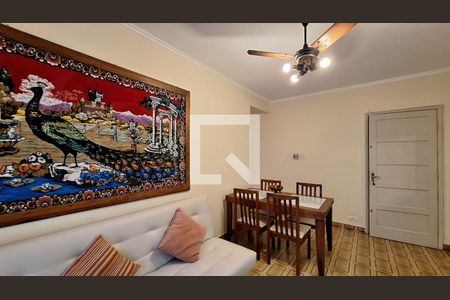 Sala de apartamento para alugar com 2 quartos, 70m² em Canto do Forte, Praia Grande
