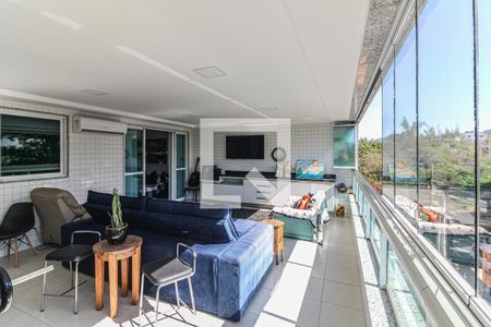 Varanda de apartamento para alugar com 2 quartos, 120m² em Recreio dos Bandeirantes, Rio de Janeiro