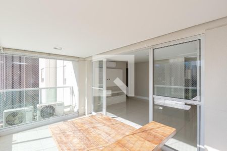 Varanda da Sala de apartamento para alugar com 3 quartos, 111m² em Brooklin Paulista, São Paulo