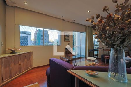 Sala  de apartamento à venda com 3 quartos, 95m² em Sagrada Família, Belo Horizonte