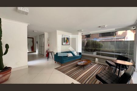 Sala de apartamento para alugar com 1 quarto, 55m² em Jardins, São Paulo