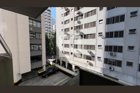 Sacada Sala de apartamento à venda com 1 quarto, 55m² em Jardins, São Paulo