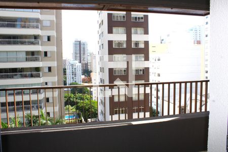 Vista da Sacada de kitnet/studio à venda com 1 quarto, 38m² em Perdizes, São Paulo