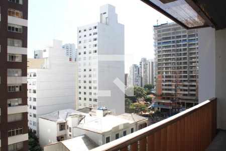 Vista da Sacada de kitnet/studio à venda com 1 quarto, 38m² em Perdizes, São Paulo