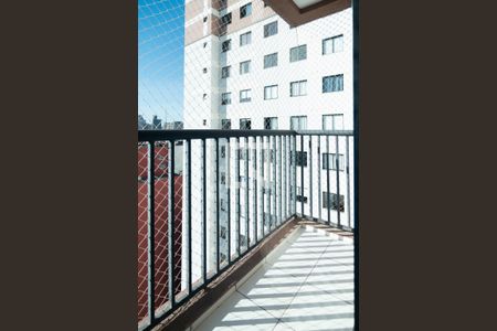 Varanda da sala  de apartamento para alugar com 1 quarto, 33m² em Bela Vista, São Paulo