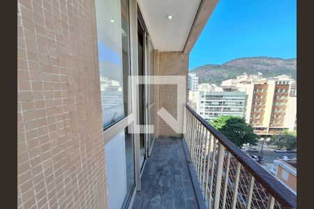 Varanda de apartamento à venda com 1 quarto, 64m² em Botafogo, Rio de Janeiro