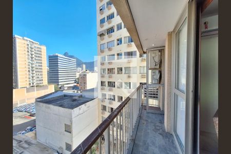 Varanda de apartamento à venda com 1 quarto, 64m² em Botafogo, Rio de Janeiro