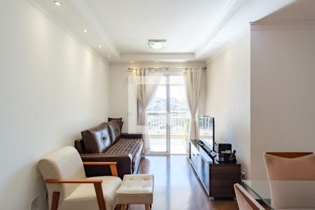 Sala de apartamento à venda com 3 quartos, 75m² em Vila Nova Manchester, São Paulo