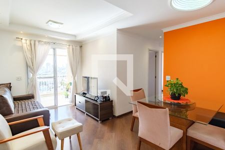 Sala de apartamento à venda com 3 quartos, 75m² em Vila Nova Manchester, São Paulo