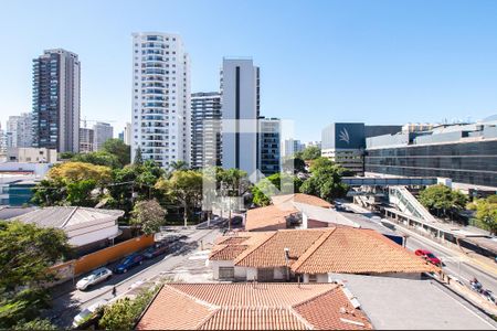 Vista da Sala/Cozinha de apartamento à venda com 1 quarto, 24m² em Pinheiros, São Paulo