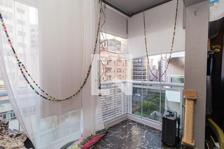 Varanda Sala de kitnet/studio à venda com 1 quarto, 47m² em Bela Vista, São Paulo