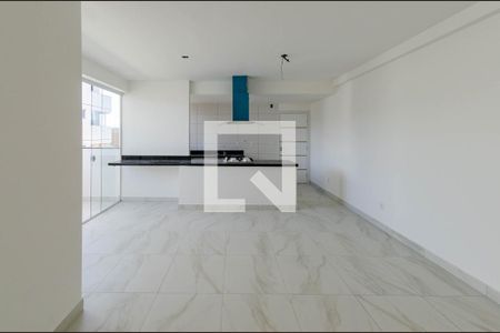 Sala de apartamento à venda com 3 quartos, 77m² em Coração Eucarístico, Belo Horizonte