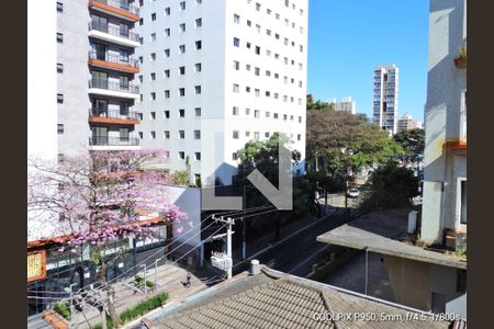 Vista da sacada de apartamento à venda com 1 quarto, 48m² em Pinheiros, São Paulo