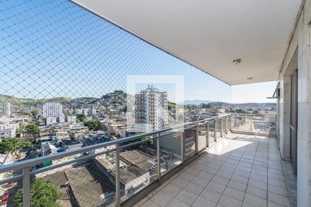 Varanda da Sala de apartamento à venda com 3 quartos, 120m² em Penha, Rio de Janeiro