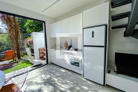Sala/Cozinha de casa de condomínio à venda com 2 quartos, 105m² em Vila Mariana, São Paulo