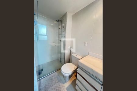 Banheiro da Suíte de apartamento à venda com 3 quartos, 86m² em Vila da Serra, Nova Lima
