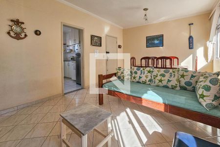 Sala de apartamento para alugar com 2 quartos, 85m² em Jardim Praiano, Guarujá
