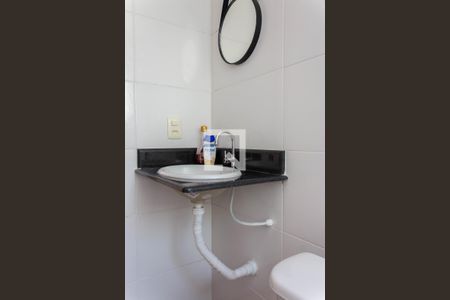 Banheiro de kitnet/studio para alugar com 1 quarto, 38m² em Anchieta, São Bernardo do Campo