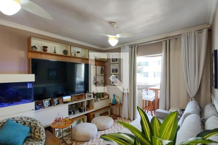 Sala de apartamento para alugar com 3 quartos, 100m² em Tupi, Praia Grande
