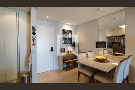 Sala e Cozinha de apartamento à venda com 3 quartos, 80m² em Osvaldo Cruz, São Caetano do Sul