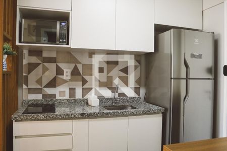 Cozinha de kitnet/studio para alugar com 1 quarto, 28m² em Lauzane Paulista, São Paulo