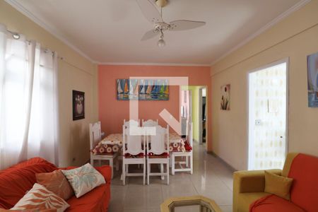 Sala de apartamento para alugar com 2 quartos, 68m² em Jardim Enseada, Guarujá