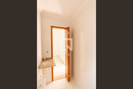 Banheiro de apartamento à venda com 2 quartos, 60m² em Vila Guiomar, Santo André