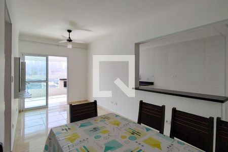 Sala de apartamento para alugar com 2 quartos, 77m² em Caiçara, Praia Grande
