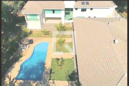 Piscina de casa de condomínio à venda com 6 quartos, 1100m² em Estância das Amendoeiras, Lagoa Santa