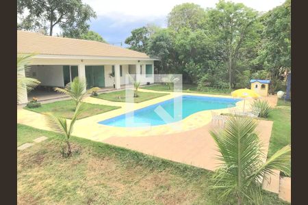 Piscina de casa de condomínio à venda com 6 quartos, 1100m² em Estância das Amendoeiras, Lagoa Santa