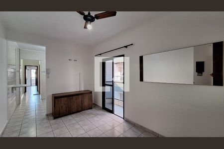 Sala de apartamento para alugar com 1 quarto, 56m² em Guilhermina, Praia Grande