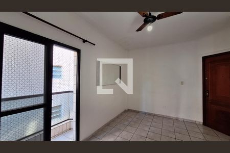 Sala de apartamento para alugar com 1 quarto, 56m² em Guilhermina, Praia Grande