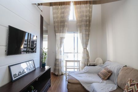 Sala de apartamento para alugar com 1 quarto, 48m² em Vila Andrade, São Paulo