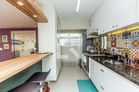 Cozinha de apartamento à venda com 3 quartos, 112m² em Moema, São Paulo