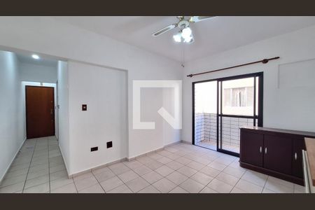 Sala de apartamento para alugar com 1 quarto, 66m² em Canto do Forte, Praia Grande