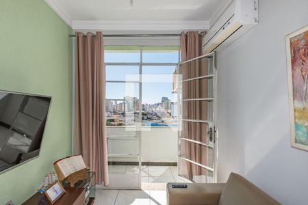 Varanda da Sala de apartamento à venda com 3 quartos, 74m² em Lourdes, Belo Horizonte