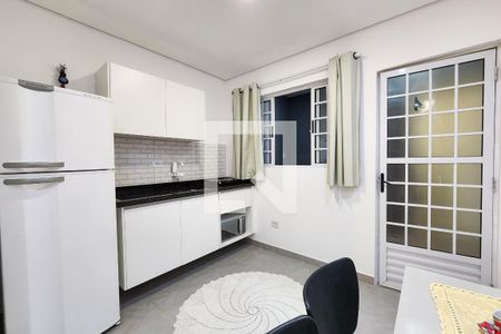 Cozinha de kitnet/studio para alugar com 1 quarto, 25m² em Centro, São Bernardo do Campo