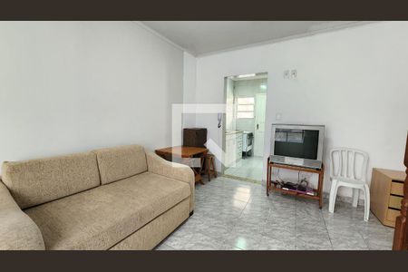 Sala de kitnet/studio para alugar com 1 quarto, 37m² em Gonzaga, Santos