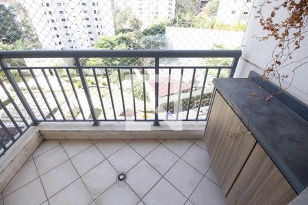Varanda da Sala de apartamento à venda com 2 quartos, 51m² em Vila Andrade, São Paulo