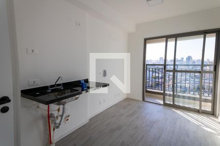 Sala/Cozinha  de apartamento para alugar com 1 quarto, 30m² em Vila Prudente, São Paulo