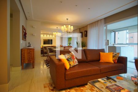 Sala de apartamento à venda com 3 quartos, 128m² em Jardim do Salso, Porto Alegre
