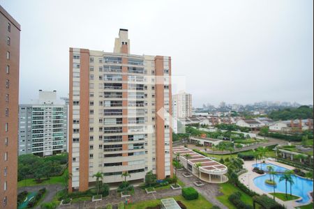 Sala - Varanda - Vista de apartamento à venda com 3 quartos, 128m² em Jardim do Salso, Porto Alegre