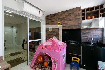 Varanda gourmet de apartamento à venda com 2 quartos, 81m² em Tatuapé, São Paulo